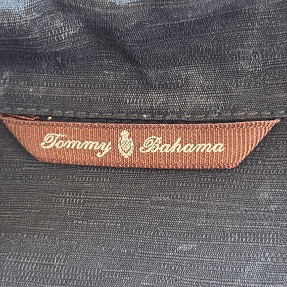 Men’s Tommy Bahama With A Twist Martini Hawaiian Tiki Shirt 100% Silk Size XL - Picture 9 of 12